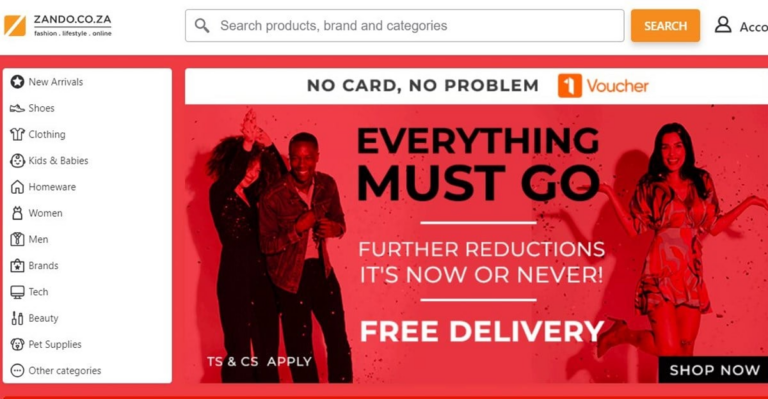 Everything must go: online retailer Zando ceases operations in SA