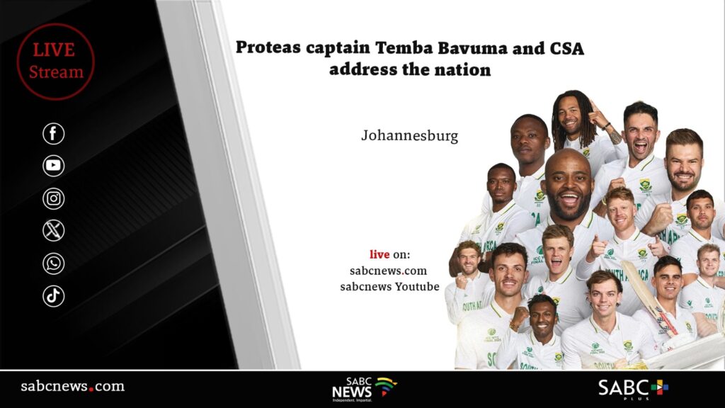 LIVE | Victorious Proteas return from WTC 2025