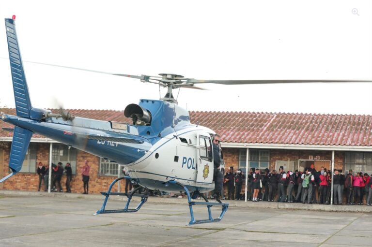 Manenberg learners explore futures at police anti-gang career expo