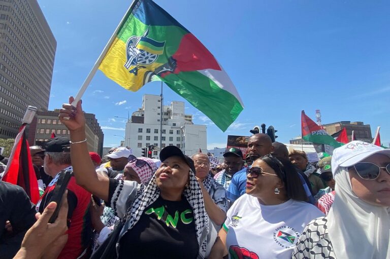 Pro-Palestine protestors demand Mandla Mandela’s release