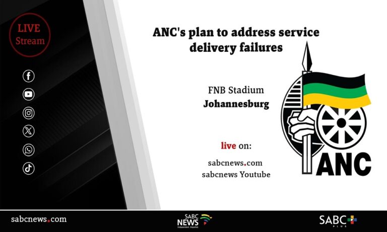 LIVE | ANC launches Service Delivery Action Plan