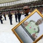 Pirates’ fans shower Meyiwa’s mother with gifts on his death anniversary