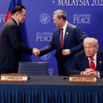 Thai, Cambodia leaders sign broad ceasefire deal with Trump present