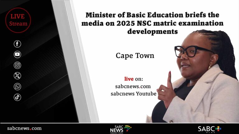 LIVE: Minister Siviwe Gwarube media briefing