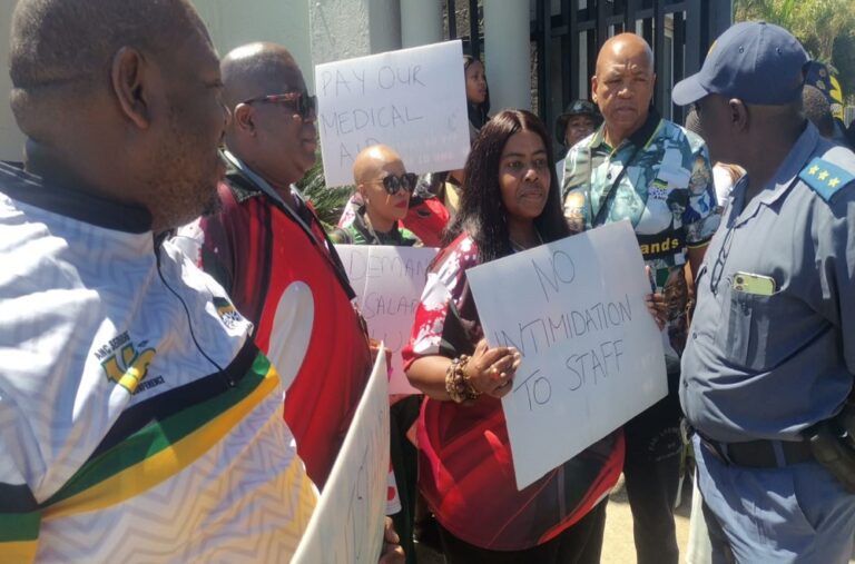 Disgruntled ANC staff members take fight for salaries to ANC NGC