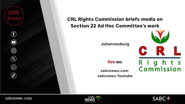 LIVE| CRL Rights Commission’s briefing on Ad Hoc Committee’s work
